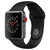 Apple Watch Series 3智能手表（GPS+蜂窝网络款 38毫米 深空灰色铝金属表壳 黑色运动型表带 MQQF2CH/A）
