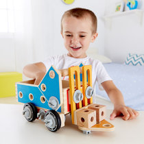 Hape儿童玩具过家家螺丝螺母组装工具箱 3岁+E8039 国美超市甄选