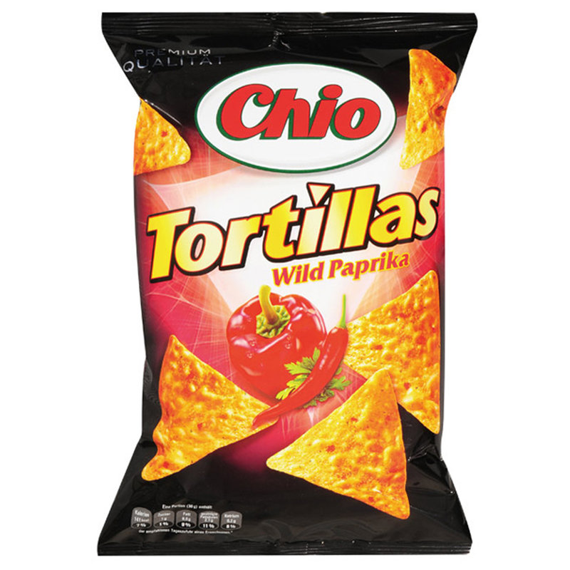 德国进口奇奥chio野甜椒玉米片125g休闲零食自营