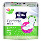 Bella 贝拉 完美系列浅绿超薄2mm日用235mm卫生巾 10片装 干爽网面 无香型