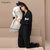 CaldiceKris（中国CK）纯棉长袖休闲宽松家居服女式两件套装CK-FSB3053