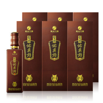 整箱6瓶装茅台习酒论英雄6尊53度500ml6酱香型白酒