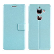 木木（MUNU）乐视max2 乐max2 x820 x821 手机壳 手机套 保护壳 保护套 覆盖保护套 手机皮套(青色-蚕丝纹)