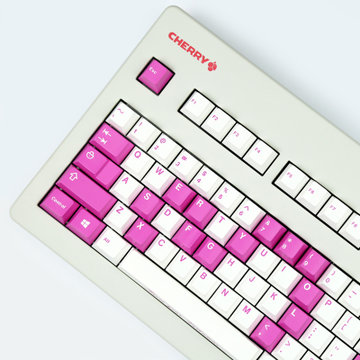 cherry樱桃德国原装520情人节限量版礼物机械键盘二色成型键帽(商家