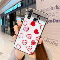 绿赐vivoZ5i手机壳玻璃镜面VIVOZ5X补妆镜子硅胶外壳Z1pro网红Z6女款全包***感防摔保半镜-柠檬小熊VIV(VIVOZ6 半镜-爱心+钢化膜)