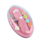 开优米KIUIMI 儿童电动磨甲器充电款 宝宝指甲剪婴儿安全专用护理指甲刀(粉色 颜色)