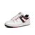 Skechers斯凯奇女鞋夏季小白鞋系带撞色拼接休闲运动鞋板鞋155061(黑色/白色 38.5)