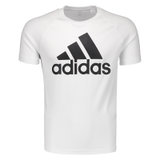 阿迪达斯短袖男体恤衫2017夏季新款运动半袖跑步训练T恤BK0937(白色BK0936 XS)