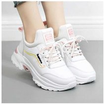 女鞋运动鞋女小白鞋运动休闲ins潮学生韩版(19-2粉色单鞋 35 标准码)