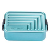 佐敦朱迪铝制饭盒学生带饭保鲜盒户外便当盒日式饭盒 CD800148041蓝色