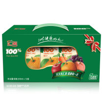 【真快乐自营】汇源纯果汁礼200ml*12盒