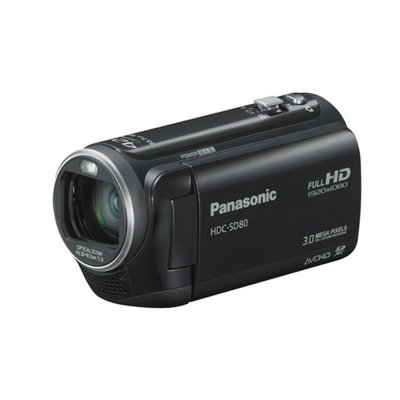 松下（Panasonic）HDC-SD80GK数码摄相机（黑色）