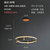 MODERN【1月新品】现代吊灯 简约创意客厅设计师个性LED北欧灯饰(中号【67cm】)