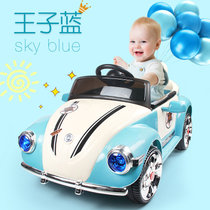 儿童玩具车电动车四轮小汽车充电可坐人遥控车小女孩宝宝1-3-6岁(蓝色)