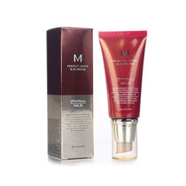 谜尚（MISSHA）魅力润颜嫩白柔护霜 保湿轻薄遮瑕SPF42+ PA+++21号亮肤色50ml裸妆防晒必选 (