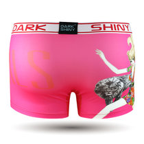 DarkShiny 日本时尚动漫 限量联名打造 男式平角内裤「MBOC09」(粉红色 L)