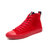 大盛公羊冬季男士保暖高帮鞋韩版休闲系带短靴板鞋防滑男鞋DS937(红色 39)