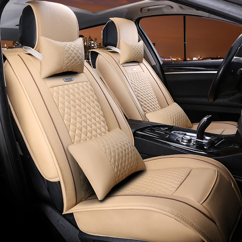 通用汽车坐垫jnx四季皮革菱形细格子汽车座椅垫 秋冬季汽车座垫(豪华