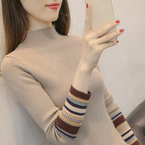 女式时尚针织毛衣9519(天蓝色 均码)