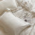 A类双层纱布四件套全棉纯棉裸睡床单被套ins风轻奢高级感夏季床品(白色 床单款)
