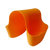 西派珂/CMCPACK 欧式双水槽小挂篮马鞍沥水篮厨房置物架收纳袋创意洁具滤水篮(橙色 尺码12*13*11cm)