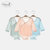 婴皇圣堡新生儿包屁衣长袖宝宝爬爬服婴儿哈衣3-6个月薄款纯棉夏装衣服(73cm 绿色)