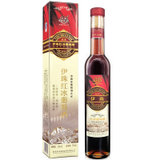 新疆特产冰酒 伊珠冰红葡萄酒 甜型红酒12度375ml红冰(1瓶 单只装)