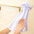 【ONEDAY】 日本新款擦手巾 蝴蝶结设计可爱少女心不掉毛 蝴蝶结束发带两件套礼盒(米色)