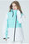 韩国冬季 单双板加厚保暖防水 滑雪衣裤 滑雪服套装男女情侣款(XL 水冰蓝单件上衣)