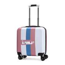 卡通可爱儿童礼品拉杆箱男女宝宝18寸万向轮行李箱旅行箱支持订制(粉红色)