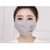 夏季口罩女纯棉薄款可爱个性韩国成人防晒版防尘透气可清洗易呼吸(银灰色机器猫)