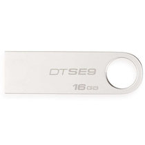 戴尔（DELL）金士顿 DTSE9H 金属U盘 USB2.0 防水防震 银色亮薄（非卖品）(16G储存)