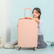 24行李箱女小型轻便20寸学生ins网红新款密码箱子26旅行拉杆箱潮(901款/茱萸粉 20寸)