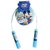 迪士尼儿童透明实心螺旋柄跳绳儿童专用跳绳SD31002(蓝色)