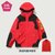 冲锋衣女三合一可拆卸抓绒两件套春秋外套男风衣登山滑雪服防水(红色女款（两件套） 5XL)