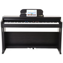 The ONE TOP1 2018版 智能钢琴 数码电钢琴 88键重锤 逐级配重 立式电子钢琴 黑色