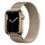 Apple Watch Series 7 智能手表 GPS款+蜂窝款 41毫米金色不锈钢表壳 金色米兰尼斯表带MKJ03CH/A
