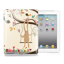 SkinAT荡秋千的兔兔iPad2/3背面保护彩贴