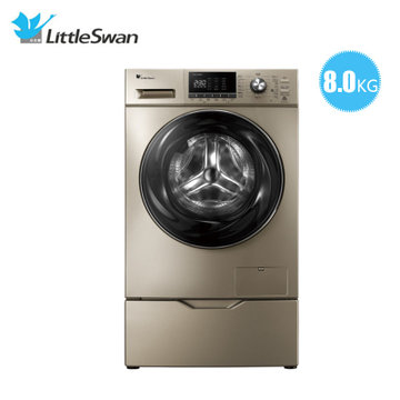 Littleswan/小天鹅 TD80-1416MPDG 8公斤kg 全自动变频滚筒洗衣机 烘干 洗衣 一体机