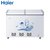海尔(Haier)BC/BD-220SE220升家用商用冷冻冷藏转换卧式双门冰柜（白色）