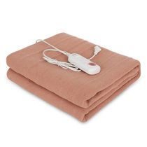 爱贝斯电热毯暖身毯单人双人电褥子安全双控调温电热毯(驼色 150*70CM)