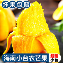 海南小台农芒果9斤新鲜热带水果自然熟应当季甜心忙果整箱包邮(小果 9斤)