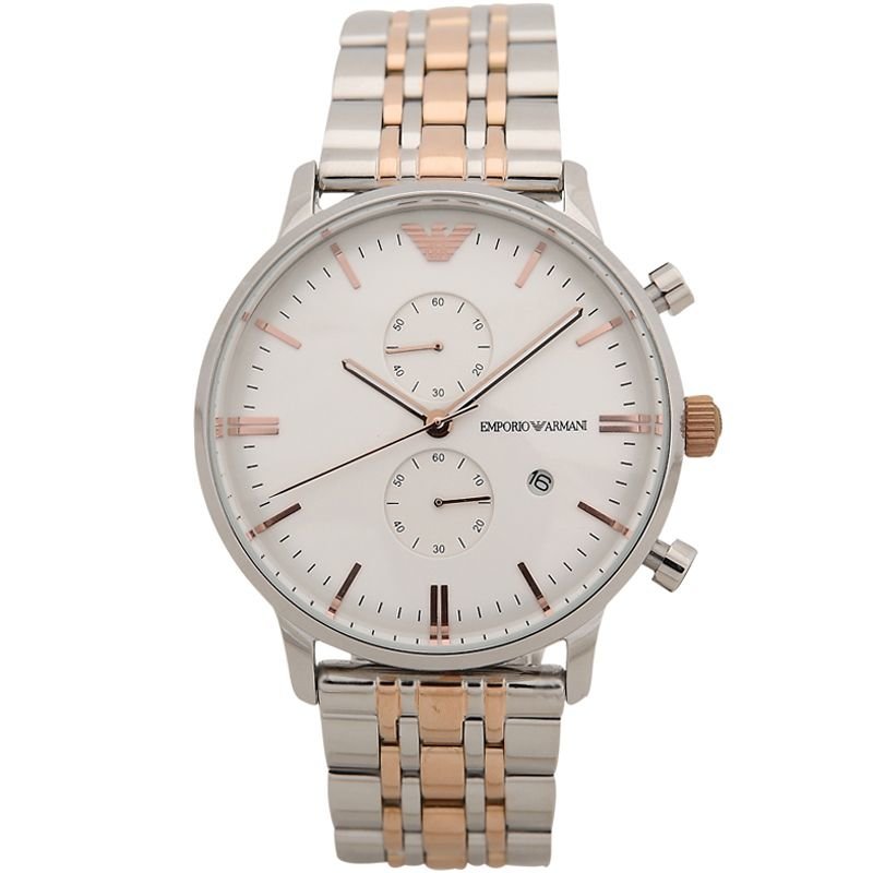 阿玛尼(armani)ar0399商务休闲石英男表