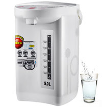 山水（Sansui）STP-7503电热水瓶 （5L大容量 三段保温智能无电取水不锈钢内胆）