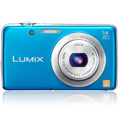松下（Panasonic）DMC-FH6GK数码相机（蓝色）1410万像素 2.7英寸液晶屏 5倍光学变焦 24mm广角