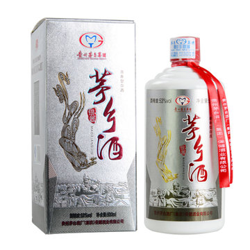 1分茅台官方旗舰店茅乡酒 银酱 53度500ml 酱香型茅乡(maoxiang)白酒