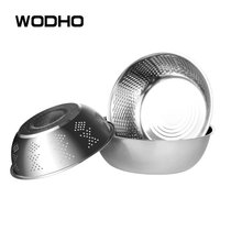 万德霍（WODHO）锅具套装(完美组合米筛三件套)