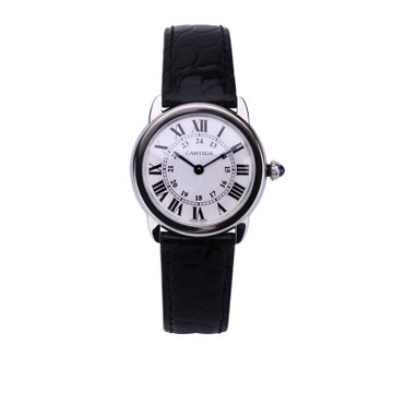 卡地亚rondesolodecartier系列女士石英休闲腕表w6700155