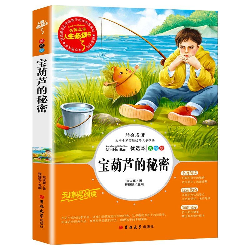 儿童文学宝葫芦的秘密四年级下册选篇快乐读书吧无障碍彩插版课外阅读