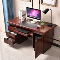 云艳YY-LCL252办公家具办公桌单人油漆电脑桌台式职员经理桌写字台120*60(默认 默认)